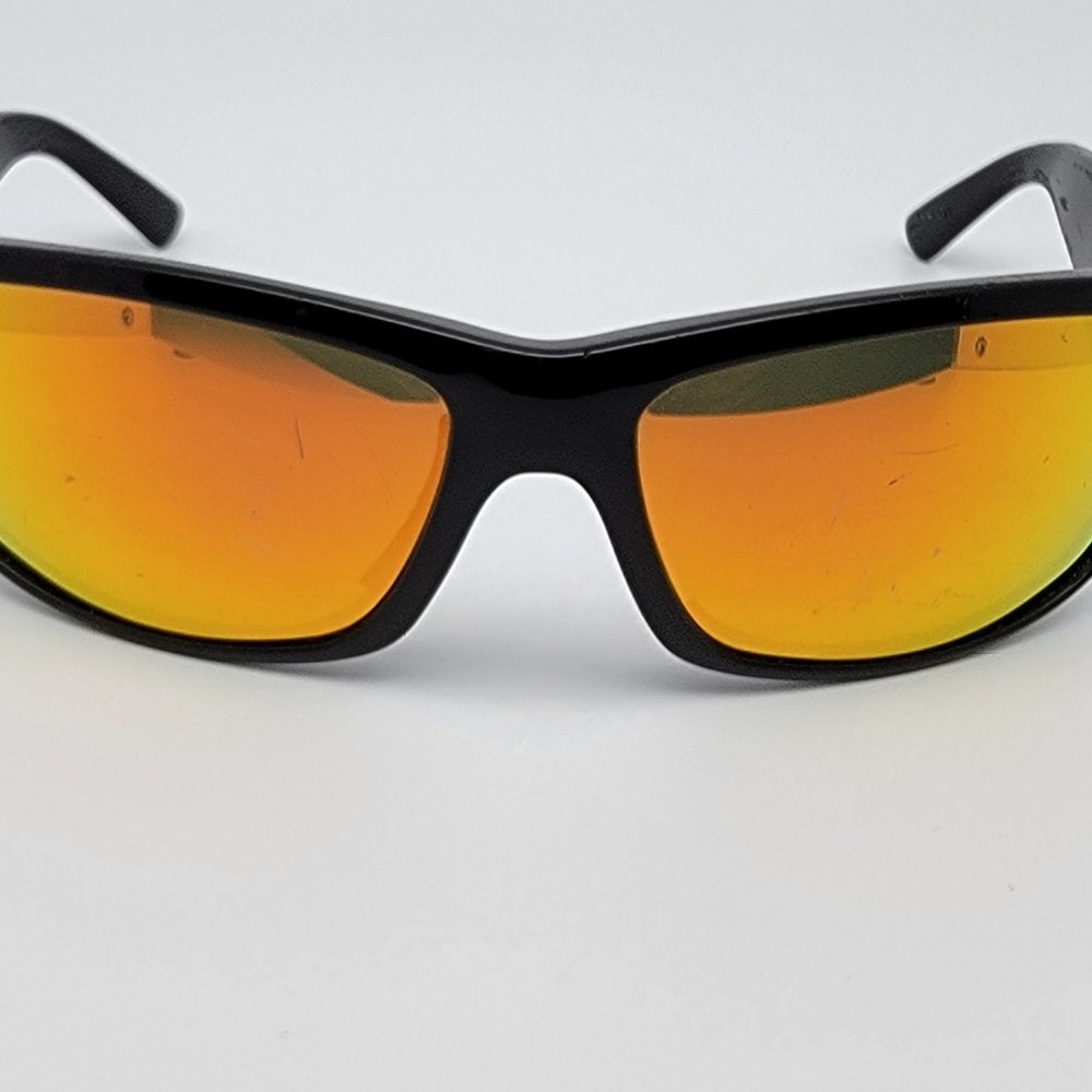 *SOLD* Maui Jim World Cup MJ266 Black Frame Fuse Gold Mirror Polarized Sunglass - Picture 2 of 13